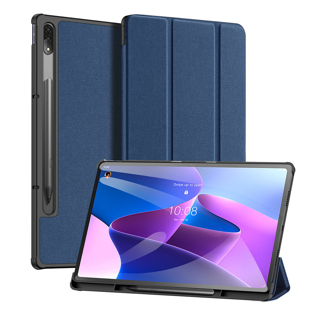 Dux Ducis Domo foldable cover tablet case with Smart Sleep function Lenovo Tab P12 Pro blue (Niebieski) hind ja info | Tahvelarvuti kaaned ja kotid | kaup24.ee