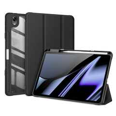 Dux Ducis Toby Armored Flip Smart Case for Oppo Pad with Stylus Holder Black цена и информация | Чехлы для планшетов и электронных книг | kaup24.ee