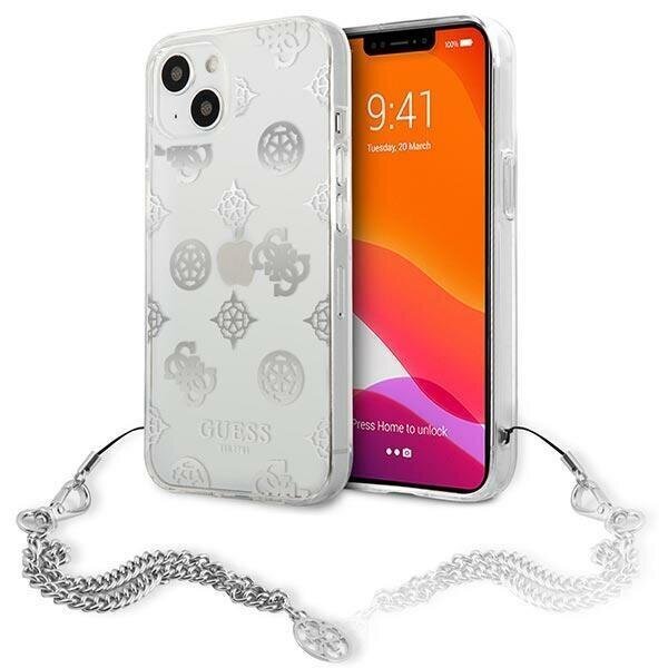 Guess GUHCP13SKSPESI, sobib iPhone 13 mini, hõbedane hind ja info | Telefoni kaaned, ümbrised | kaup24.ee