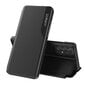 Eco Leather View Case elegant case with a flap and stand function for Samsung Galaxy A73 black (Black) цена и информация | Telefoni kaaned, ümbrised | kaup24.ee