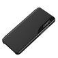 Eco Leather View Case elegant case with a flap and stand function for Samsung Galaxy A73 black (Black) hind ja info | Telefoni kaaned, ümbrised | kaup24.ee