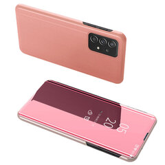 Clear View Case flip cover for Samsung Galaxy A73 pink (Pink) hind ja info | Telefoni kaaned, ümbrised | kaup24.ee