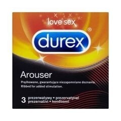 Kondoomid Durex "Arouser", 3 tk. hind ja info | Kondoomid | kaup24.ee