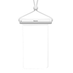 Baseus Cylinder Slide-cover waterproof smartphone bag (white) цена и информация | Чехлы для телефонов | kaup24.ee