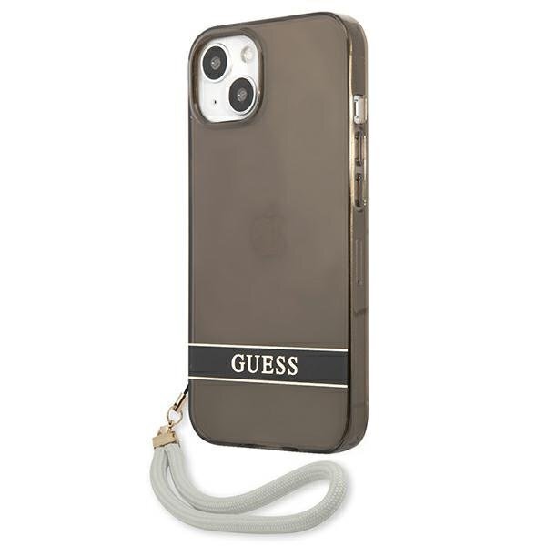 Guess GUHCP13SHTSGSK, sobib iPhone 13 mini, must цена и информация | Telefoni kaaned, ümbrised | kaup24.ee