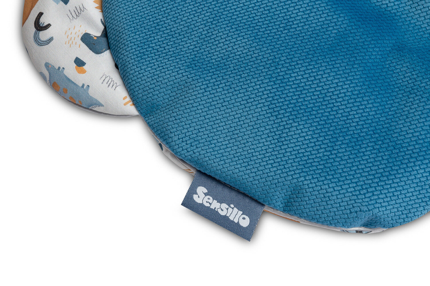 Tekkide ja padja komplekt Sensillo Dinosaurs Blue hind ja info | Beebide ja laste voodipesu | kaup24.ee