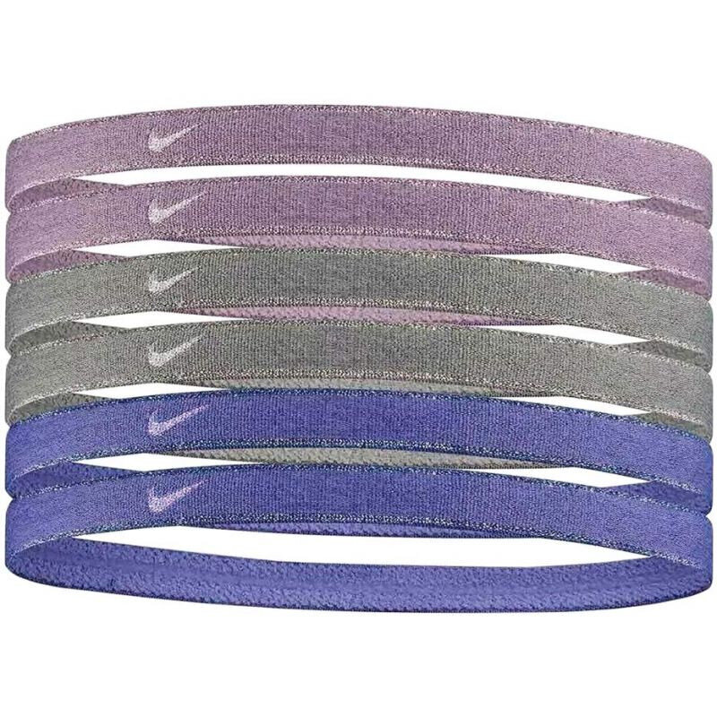 Nike Swoosh Sport juuksepaelad 6 tk. lilla, hall, sinine N1002008935OS hind ja info | Juuste aksessuaarid | kaup24.ee