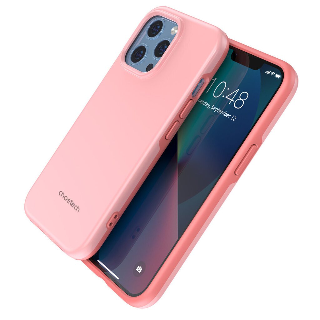 Choetech MFM Anti-drop case Made For MagSafe for iPhone 13 Pro pink (PC0113-MFM-PK) (Pink) цена и информация | Telefoni kaaned, ümbrised | kaup24.ee