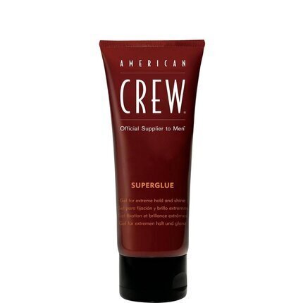 Tugeva fikseerimisega juuksegeel meestele American Crew Superglue 100 ml цена и информация | Viimistlusvahendid juustele | kaup24.ee