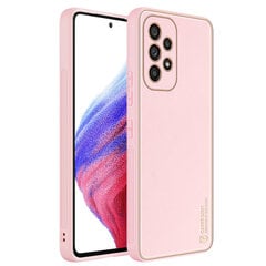 Dux Ducis Yolo elegant cover made of ecological leather for Samsung Galaxy A53 5G pink (Pink) hind ja info | Telefoni kaaned, ümbrised | kaup24.ee