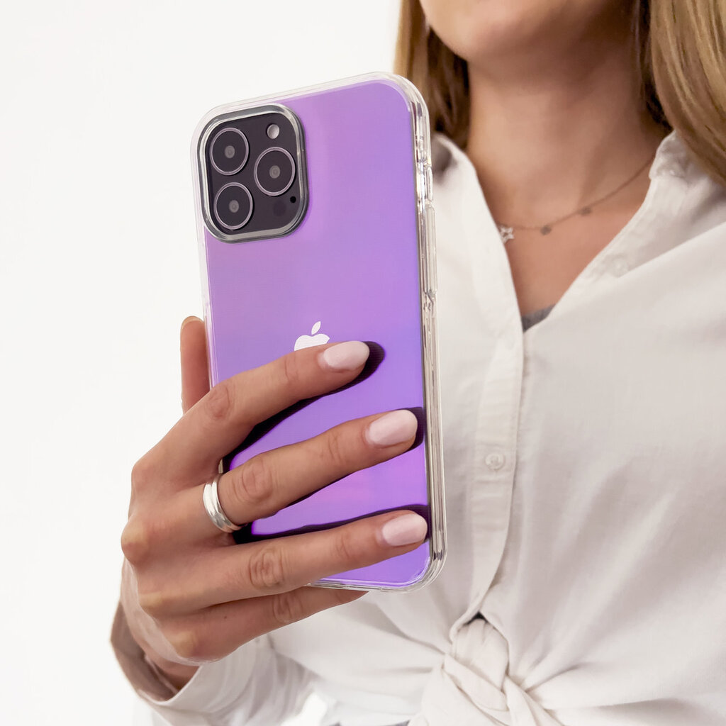 Aurora Case case for iPhone 13 gel neon cover purple (Fioletowy) hind ja info | Telefoni kaaned, ümbrised | kaup24.ee