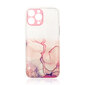 Marble Case for iPhone 13 Pro Max Gel Cover Marble Pink (Pink) цена и информация | Telefoni kaaned, ümbrised | kaup24.ee