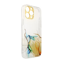 Marble Case for iPhone 13 Pro Max Gel Cover Orange Marble (Orange) hind ja info | Telefoni kaaned, ümbrised | kaup24.ee