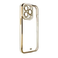 Fashion Case Case for Samsung Galaxy A13 5G Gold Frame Gel Cover White (White) hind ja info | Telefoni kaaned, ümbrised | kaup24.ee