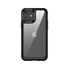 Outer Space Case for iPhone 12 hard cover with a gel frame black (Black) цена и информация | Чехлы для телефонов | kaup24.ee