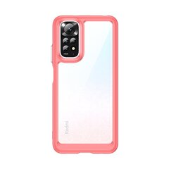 Outer Space Case Cover for Xiaomi Redmi Note 11 Hard Cover with Gel Frame Red цена и информация | Чехлы для телефонов | kaup24.ee
