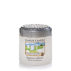 Ароматические сферы Yankee Candle Clean Cotton, ароматический жемчуг 170 г цена и информация | Ароматы для дома | kaup24.ee