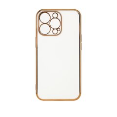 Lighting Color Case for Samsung Galaxy A13 5G gold frame gel cover white (White) hind ja info | Telefoni kaaned, ümbrised | kaup24.ee