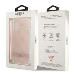 Чехол Guess GUOHCP12MH4STP для Apple iPhone 12 / 12 Pro, розовый цена и информация | Чехлы для телефонов | kaup24.ee