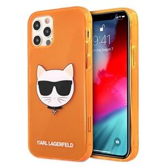 Karl Lagerfeld KLHCP12MCHTRO iPhone 12/12 Pro 6.1 &quot;orange / orange hardcase Glitter Choupette Fluo цена и информация | Чехлы для телефонов | kaup24.ee