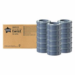 Картриджи для контейнера для подгузников Tommee Tippee Sangenic Twist и Click, 18 шт. цена и информация | Пеленки | kaup24.ee