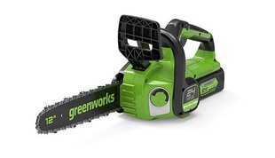 Akukettsaag Greenworks gd24cs30, akuta hind ja info | Mootorsaed ja akusaed | kaup24.ee