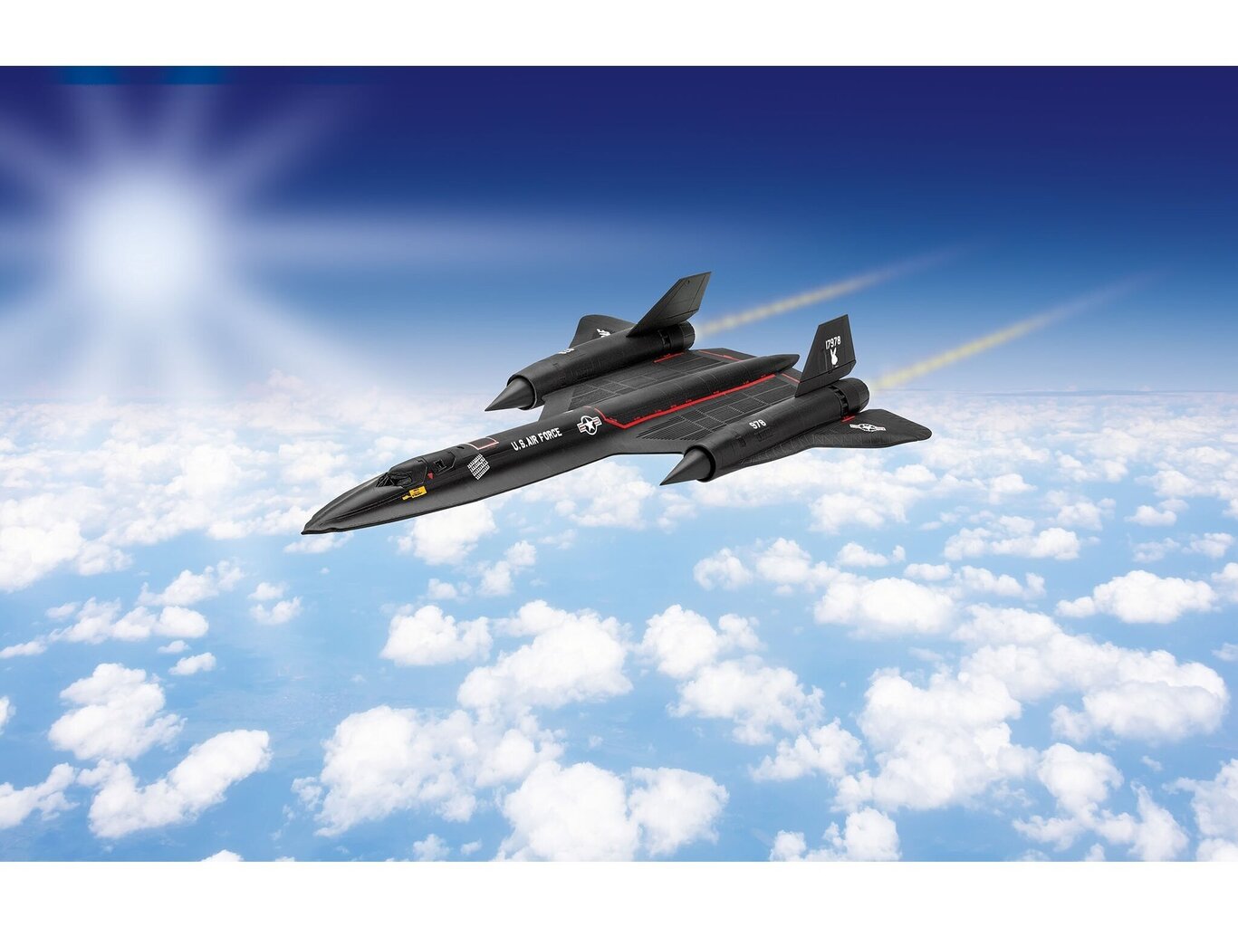 Revell - SR-71 Blackbird (easy-click), 1/110, 03652 hind ja info | Klotsid ja konstruktorid | kaup24.ee