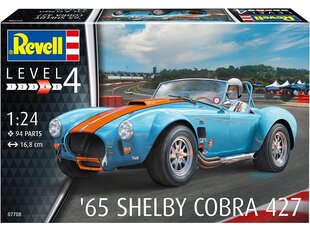 Revell - ’65 Shelby Cobra 427, 1/24, 07708 hind ja info | Klotsid ja konstruktorid | kaup24.ee