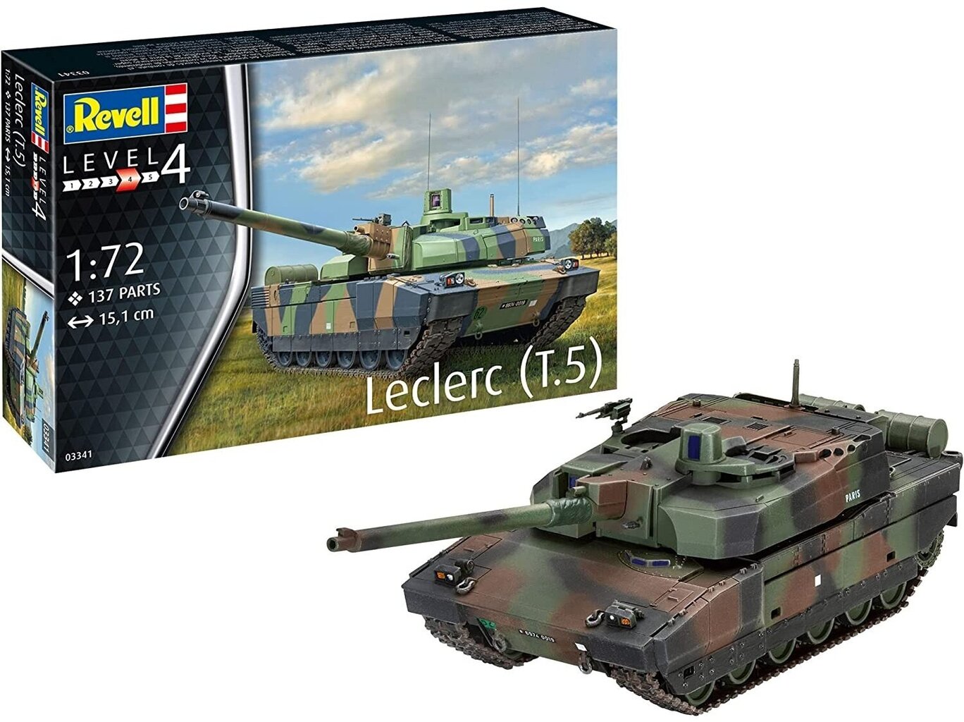 Revell - Leclerc T5, 1/72, 03341 hind ja info | Klotsid ja konstruktorid | kaup24.ee