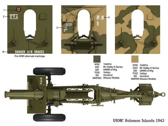 Das Werk - US 155mm howitzer M1918, 1/35, 35023 hind ja info | Klotsid ja konstruktorid | kaup24.ee