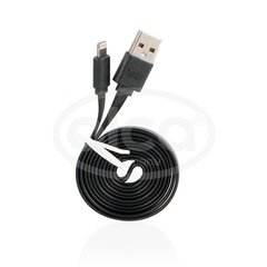 Кабель ALCA Lightning USB 2.0 черный цена и информация | Кабели для телефонов | kaup24.ee