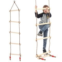 Веревочная лестница для детей, деревянная цена и информация | Горки и лесенки | kaup24.ee