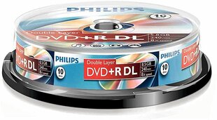 Philips DVD+R, 1x10 hind ja info | Vinüülplaadid, CD, DVD | kaup24.ee