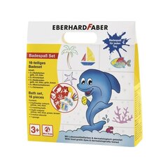 Eberhard Faber laste vanni värvipliiatsite, vesivärvipliiatsite ja vannisoolade komplekt (16 tk) hind ja info | Kunstitarbed, voolimise tarvikud | kaup24.ee