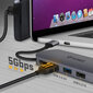 USB-jaotur 8in1 YENKEE, 3.2 (Gen 1) USB C - 1xUSB C, 100W / 1xHDMI 4k@30Hz / 1xUSB-A 2.0/ 1xUSB-A 3.0/Port RJ-45 (Ethernet), 1000 Mbps/ SD / Micro SD hind ja info | USB jagajad, adapterid | kaup24.ee
