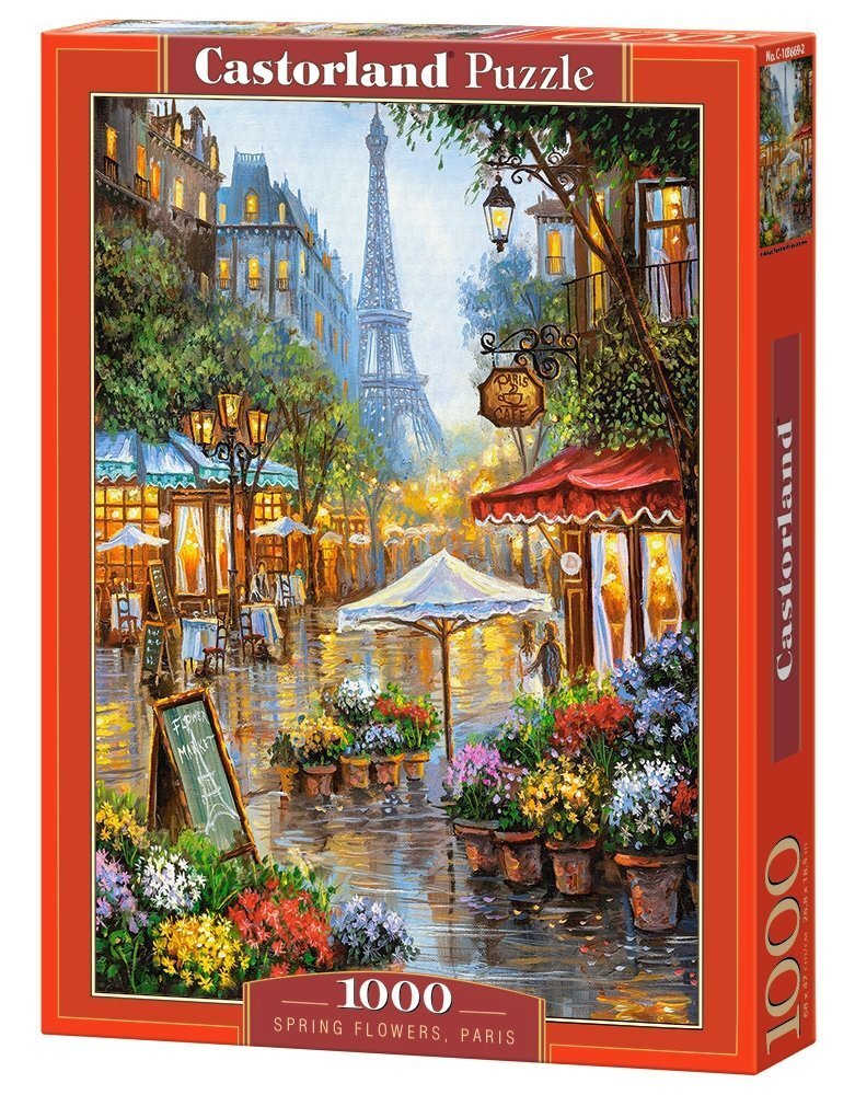 Pusle Castorland Spring Flowers Paris, 1000 detaili hind ja info | Pusled | kaup24.ee