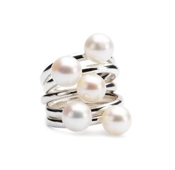 Trollbeads sõrmus valge pärliga hind ja info | Sõrmused | kaup24.ee