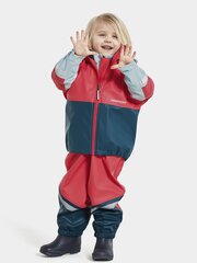 Didriksons детский резиновый комплект WATERMAN, темно-розовый в крапинку цена и информация | Непромокаемая одежда для детей | kaup24.ee