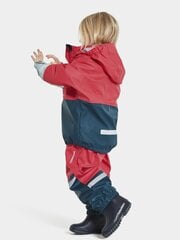 Didriksons laste kummikomplekt WATERMAN, tumeroosa-kirju цена и информация | Непромокаемая одежда для детей | kaup24.ee