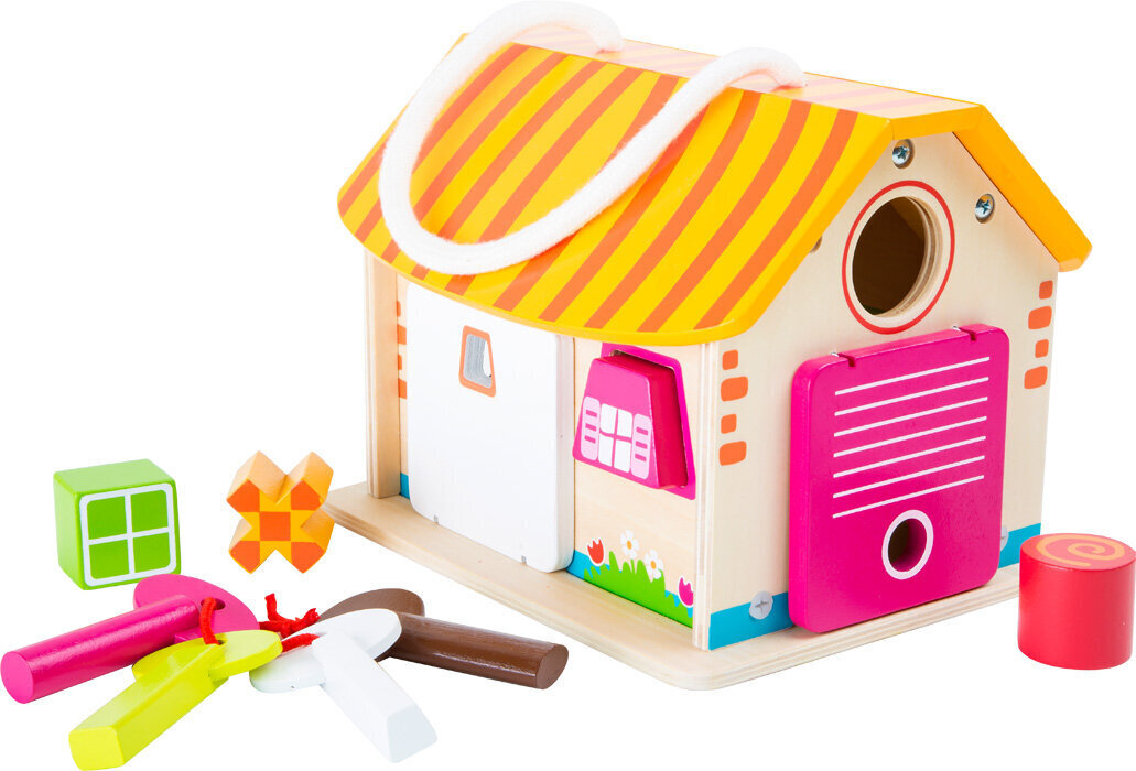 Puidust sorteerija"Maja", Small Foot hind ja info | Imikute mänguasjad | kaup24.ee