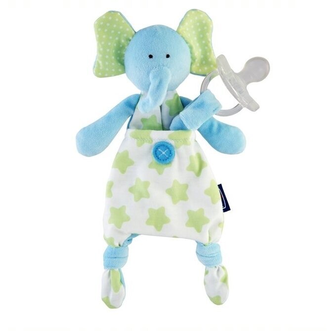 Õrn mänguasi lutile Chicco Pocket Friend, 000623, sinine elevant hind ja info | Imikute mänguasjad | kaup24.ee