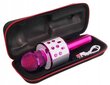 Karaokemikrofon ümbrisega, roosa hind ja info | Mikrofonid | kaup24.ee
