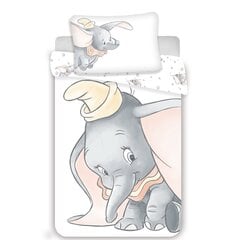 Laste voodipesukomplekt Dumbo Grey, 100 x 135 + padjapüür 40 x 60 cm цена и информация | Детское постельное бельё | kaup24.ee