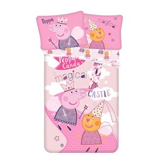 Laste voodipesukomplekt Peppa Pig, 140 x 200 + padjapüür 70 x 90 cm hind ja info | Beebide ja laste voodipesu | kaup24.ee