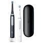 Oral-B iO4 Series Duo Pack Matt Black/Quite White цена и информация | Elektrilised hambaharjad | kaup24.ee