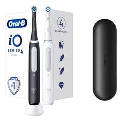 Oral-B iO4 Series Duo Pack Matt Black/Quite White hind ja info | Oral-B Kodumasinad, kodutehnika | kaup24.ee