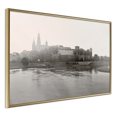 Koster Postcard from Cracow: Wawel, kuldne raam цена и информация | Картины, живопись | kaup24.ee