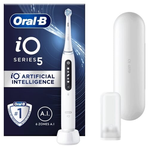 Oral-B iO5 Series Quite White цена и информация | Elektrilised hambaharjad | kaup24.ee