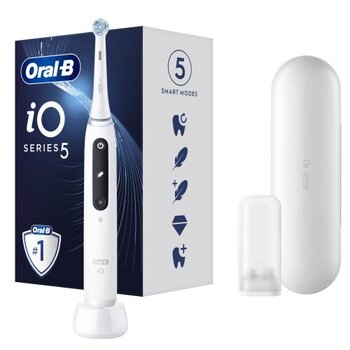 Oral-B iO Series 5 Quite White цена и информация | Электрические зубные щетки | kaup24.ee
