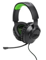 JBL Quantum 100X juhtmega mänguri kõrvaklapid (Xbox Edition) JBLQ100XBLKGRN цена и информация | Наушники | kaup24.ee